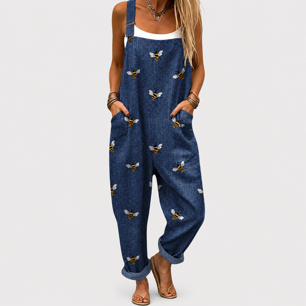 Comfortable Printed Jumpsuit