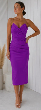 Violet & Grace™ | Flattering Draped Dress