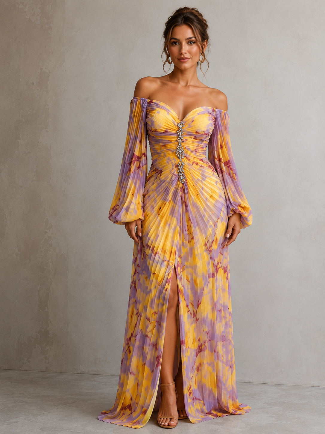 Amelia™ | Elegant Dress with V-Neck