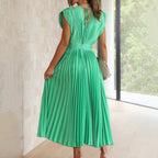 Violet & Grace™ | Timeless Pleated Midi Dress