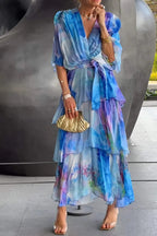 Violet & Grace™ |Layered Floral Sun Dress