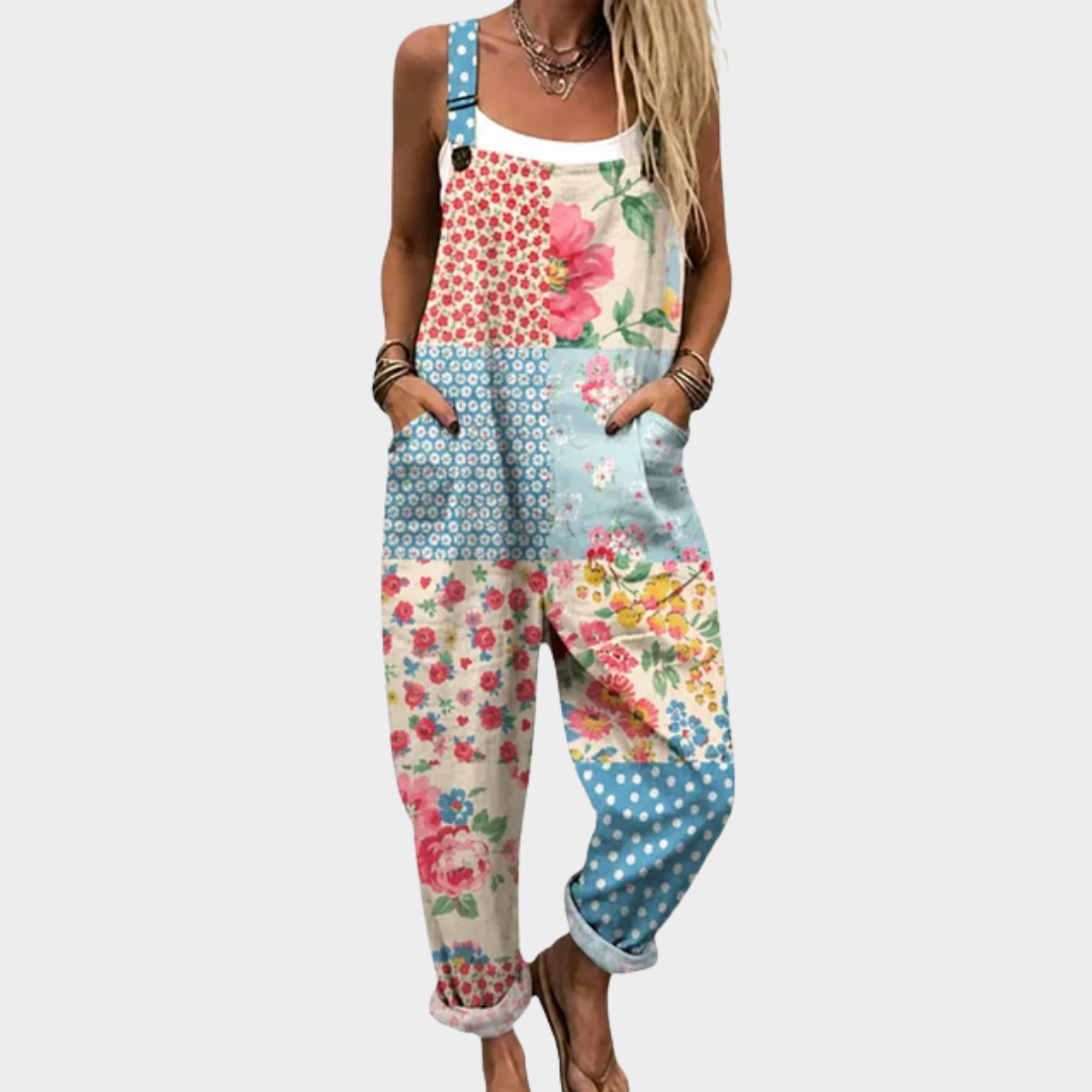 Comfortable Printed Jumpsuit