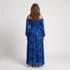 Violet & Grace™ | Off Shoulder Floral Maxi Dress